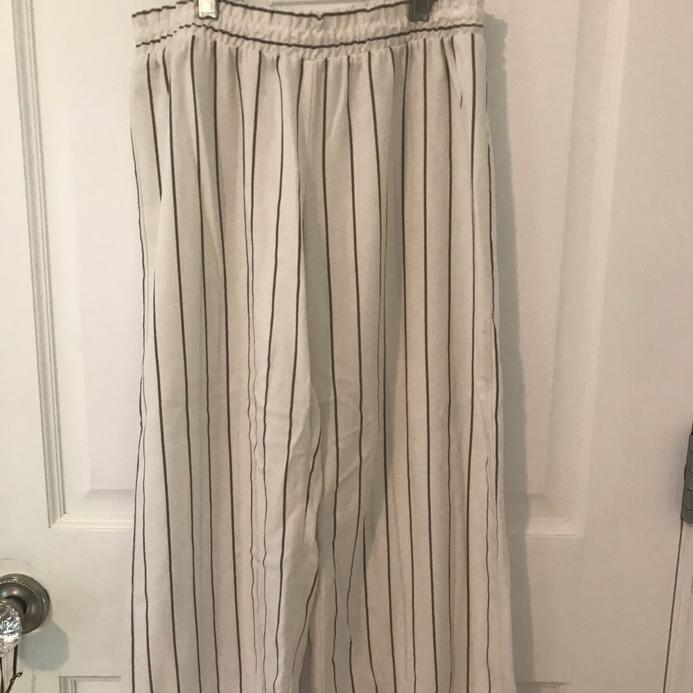 Nordstrom Rack black and white striped pants